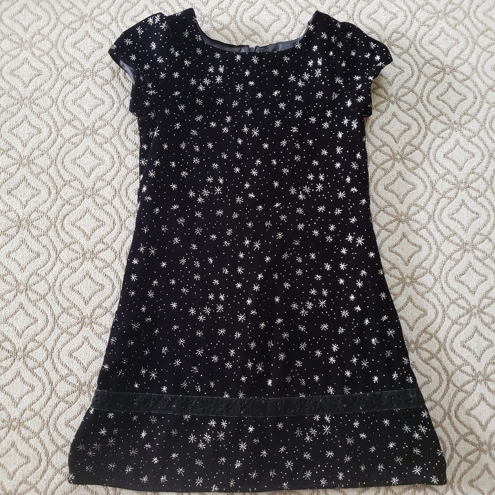 Dorissa Girl Snow Flakes Dress